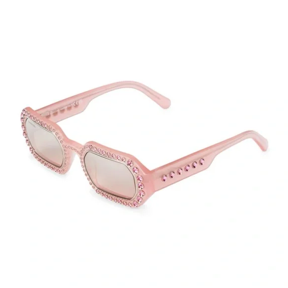 Swarovski Crystal Geometric Sunglasses - Picture 3 of 10